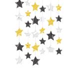 Hollywood Hangdecoratie Sterren 2,1m 6st, Hobby en Vrije tijd, Feestartikelen, Verzenden, Nieuw