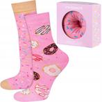Donut sokken in cadeauverpakking, Kleding | Dames, Nieuw, Sokken en Kniesokken, Roze, Soxo