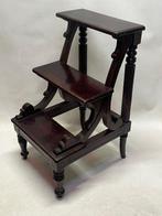 Trapje - bibliotheektrapje - Hout - oude bibliotheektrap