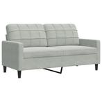 Tweezitsbank 140cm Lichtgrijs - Perfecte Retourdeal voor..., Huis en Inrichting, Banken | Bankstellen, 150 tot 200 cm, 75 tot 100 cm