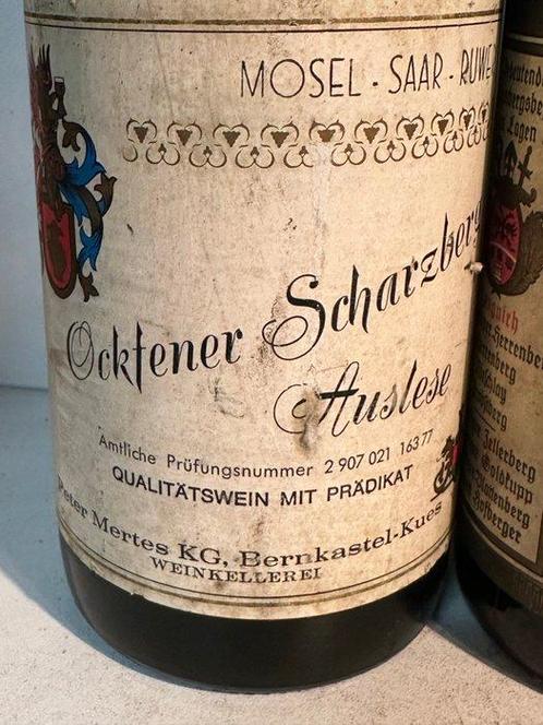 1976 Peter Mertes, 1983er G Schmitt Schenk, 1986er Trierer, Verzamelen, Wijnen
