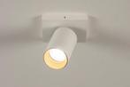 Rietveld Spots - Wit, Goud - Metaal, Aluminium, Huis en Inrichting, Lampen | Hanglampen, Verzenden, Nieuw