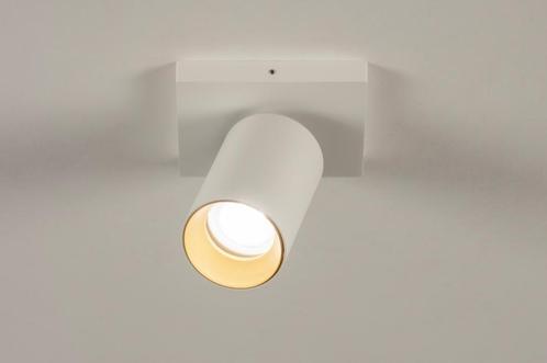 Rietveld Spots - Wit, Goud - Metaal, Aluminium, Huis en Inrichting, Lampen | Hanglampen, Verzenden