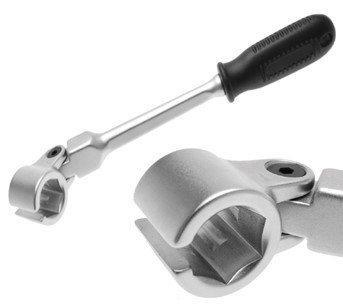 Lambdasonde dopsleutel met gewricht 22mm, Auto diversen, Autogereedschap, Verzenden