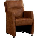 Luxe leren eetkamerstoelen, Huis en Inrichting, Stoelen, Ophalen of Verzenden, Nieuw, Leer