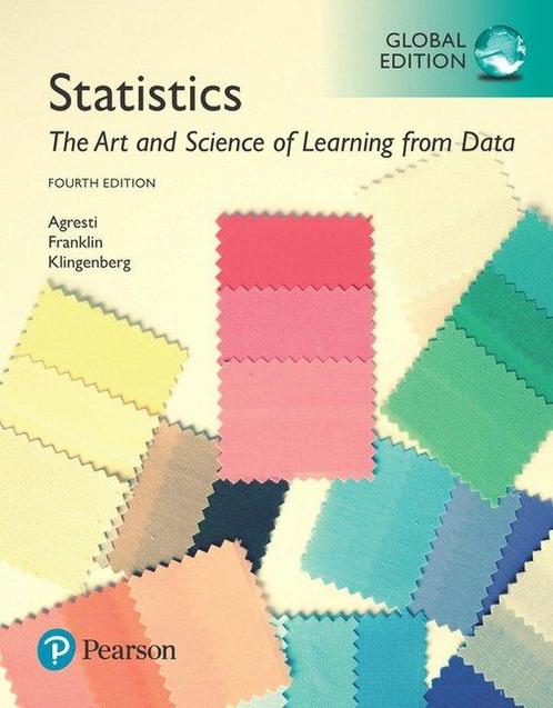 9781292164779 Statistics: The Art and Science of Learning..., Boeken, Studieboeken en Cursussen, Zo goed als nieuw, Verzenden