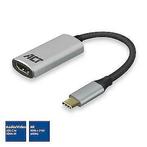 ACT | Docking | Adapter | USB-C | HDMI | 4K | Space Gray, Verzenden, Nieuw