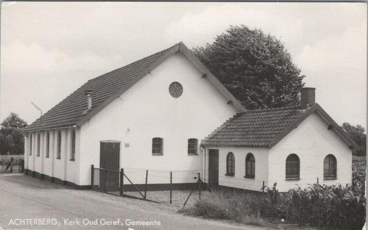 ACHTERBERG - Kerk Oud Geref. Gemeente, Verzamelen, Ansichtkaarten | Nederland, Verzenden