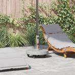 vidaXL Parasolvoet Verstelbaar Grijs 45 x 45 x 42.5 cm, Verzenden, Nieuw, Minder dan 1 meter, Parasolvoet