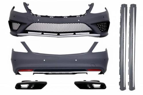 Bodykit Bumper set W222 S63 AMG look lang Zwart, Auto-onderdelen, Carrosserie en Plaatwerk, Ophalen of Verzenden