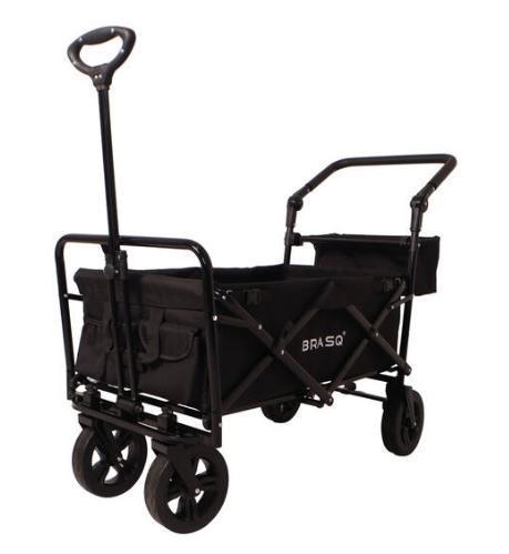 BRASQ Bolderkar Opvouwbaar Deluxe Zwart - WC200, Caravans en Kamperen, Bolderkarren, Nieuw