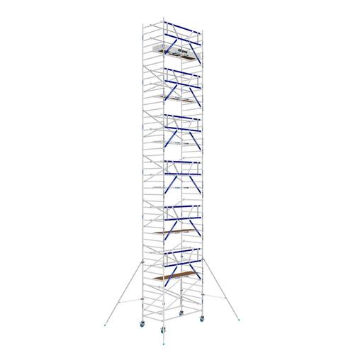 AGS Pro rolsteiger ASC 135 x 250 x 14,2wh enkelzijdig, Doe-het-zelf en Verbouw, Steigers, Rolsteiger of Kamersteiger, Nieuw, 2 tot 5 meter