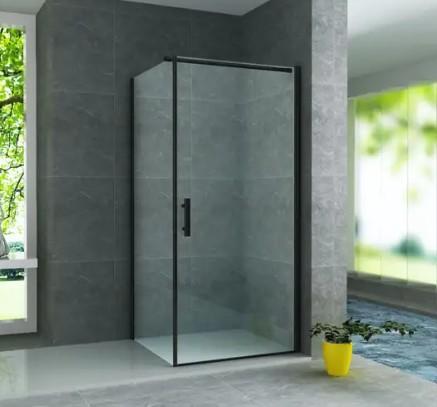 ALONI Douchecabine met Draaideur en Zijwand – 90x90x190 cm –, Doe-het-zelf en Verbouw, Sanitair, Bad, Nieuw, Glas, Ophalen of Verzenden