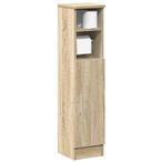 vidaXL Badkamerkast met rolhouder 20,5x22x90 cm sonoma, Huis en Inrichting, Verzenden, Nieuw