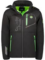 Canadian Peak Heren Softshell Jas Met Afneembare Capuchon, Kleding | Heren, Verzenden, Nieuw, Zwart