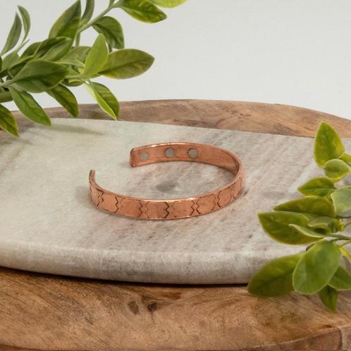 Koperen gezondheids-klemarmband met 6 magneten, Sport en Fitness, Gezondheidsproducten en Wellness, Nieuw