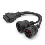 Universele 6-pins J1708 + 9-pins J1939 - 16-pins OBD2 Verloo, Verzenden, Nieuw