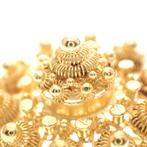 Gouden Zeeuwse broche (zilver, zeeuws knopje, gouden broche), Ophalen of Verzenden, Gebruikt, Overige kleuren, Goud