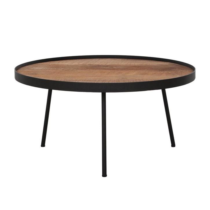 *WOONWINKEL* Salontafel Teak Opstaande Rand, Huis en Inrichting, Tafels | Salontafels, Nieuw, Verzenden