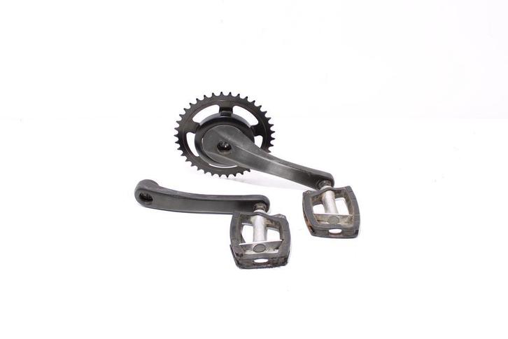 Cranks, trappers met tandwiel | VanDijck Dagan, Fietsen en Brommers, Fietsonderdelen, Crankstel of Pedalen, Gebruikt