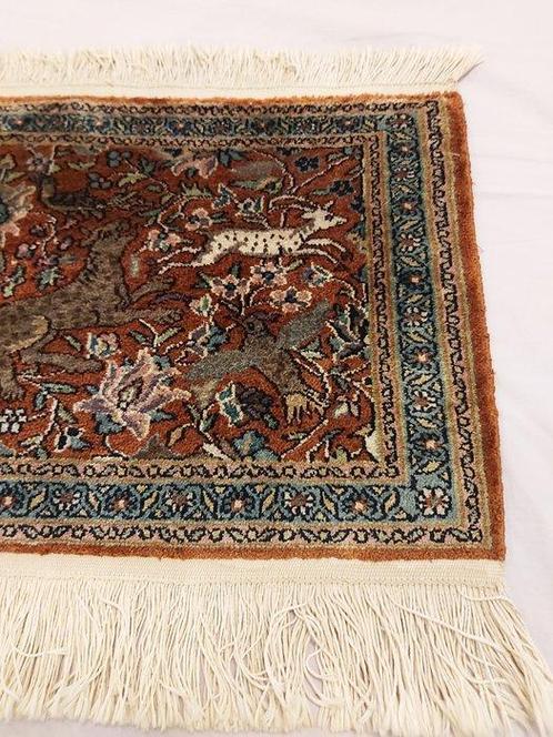Ghoum zijde - Vloerkleed - 73 cm - 38 cm - Zijde Ghoum, Huis en Inrichting, Stoffering | Tapijten en Kleden