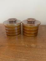 Boterschotel (2) - Pot met deksel - Keramiek - Water-butter, Antiek en Kunst, Antiek | Keukenbenodigdheden