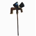 Spoelkraan antiek messing, Ophalen of Verzenden
