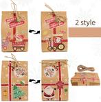 Kerstcadeaudoosjes – 70 stuks - Inclusief Hennep Touwtjes –, Verzenden, Nieuw