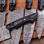 Keukenmes - Chefs knife - Pakka hout en gevouwen stalen, Antiek en Kunst
