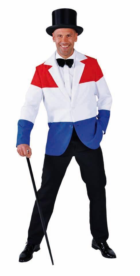 Colbert Holland rood/wit/blauw Elite, Kleding | Heren, Carnavalskleding en Feestkleding, Nieuw, Ophalen of Verzenden