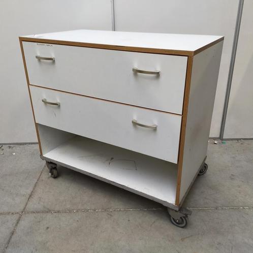 Verrijdbare  WERKTAFEL / werkkast / LADENKAST  - 94x100x46 c, Huis en Inrichting, Kasten | Overige, Ophalen of Verzenden