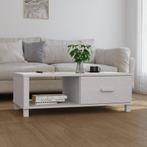 vidaXL Salontafel HAMAR 100x55x35 cm massief grenenhout wit, Huis en Inrichting, Tafels | Salontafels, 100 tot 150 cm, Verzenden