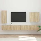 vidaXL Wandgemonteerd 6 pcs Sonoma Eiken, Minder dan 50 cm, Verzenden, Nieuw, Minder dan 100 cm