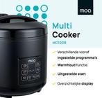 2dekans | MOA Multicooker - 5L - Slowcooker - Rijstkoker met, Ophalen of Verzenden, Zo goed als nieuw