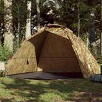 vidaXL Tent 4-persoons snelontgrendeling camouflage, Caravans en Kamperen, Tenten, Verzenden, Nieuw, Tot en met 2