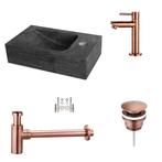 Sani Royal Hardstenen Fonteinset Mini met Kraan,, Tuin en Terras, Waterpartijen en Fonteinen, Nieuw