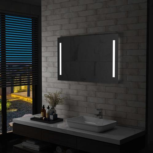 vidaXL Badkamerspiegel LED 100x60 cm, Huis en Inrichting, Woonaccessoires | Spiegels, Nieuw, Verzenden