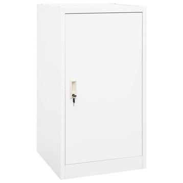 vidaXL Zadelkast 53x53x105 cm staal wit beschikbaar voor biedingen
