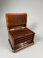 Sigarendoos - Thuya, Tulpenboomhout, Mahonie, Antiek en Kunst
