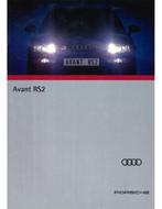 1993 AUDI RS2 AVANT BROCHURE DUITS, Nieuw, Audi, Author