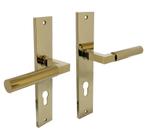 Intersteel deurklink Bau-Stil op langschild PC72 PVD, Verzenden, Nieuw