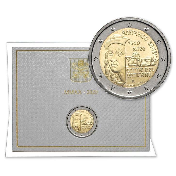 Vaticaan 2 Euro Rafaël 2020 BU, Postzegels en Munten, Munten | Europa | Euromunten, Verzenden