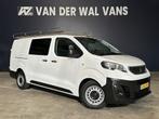 Peugeot Expert 2.0 BlueHDI 123pk L3H1 Dubbele cabine Euro6 A, Auto's, Stof, Gebruikt, Wit, Dealer onderhouden
