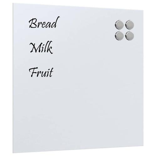Gehard Glas Wandbord 60x60 Wit - Tweedekansje! 47% eraf, Zakelijke goederen, Kantoor en Winkelinrichting | Kantoorartikelen, Nieuw in verpakking