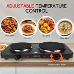 Kookplaat vrijstaand - Elektrische kookplaat - 2 Pits - 2500, Witgoed en Apparatuur, Kookplaten, Verzenden, Zo goed als nieuw