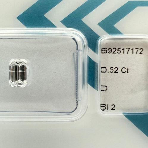 Zonder Minimumprijs - 1 pcs Diamant (Natuurlijk) - 0.52 ct -, Sieraden, Tassen en Uiterlijk, Edelstenen
