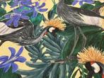 Tropische Elegantie – De Stof die de Wilde Natuur Vertelt, Antiek en Kunst