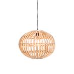Landelijke hanglamp bamboe 40 cm - Canna, Huis en Inrichting, Lampen | Hanglampen, Nieuw, Landelijk / Rustiek, 75 cm of meer