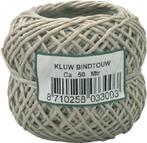 Vlas bindtouw 50 meter 2-draads 50 gram, Verzenden, Nieuw in verpakking