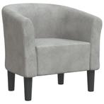 Kuipstoel Fluweel Lichtgrijs | Retourdeal | 47% Korting, Huis en Inrichting, Stoelen, Ophalen of Verzenden, Nieuw, Grijs, Modern